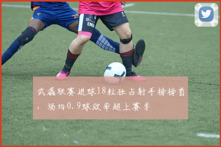 武磊联赛进球18粒独占射手榜榜首，场均0.9球效率超上赛季